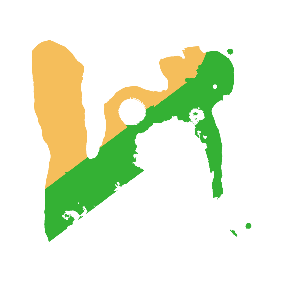 Biome Rust Map: Procedural Map, Size: 2000, Seed: 1384275530