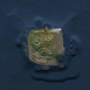 Thumbnail Rust Map: Procedural Map, Size: 1000, Seed: 61586173, 2 Monuments