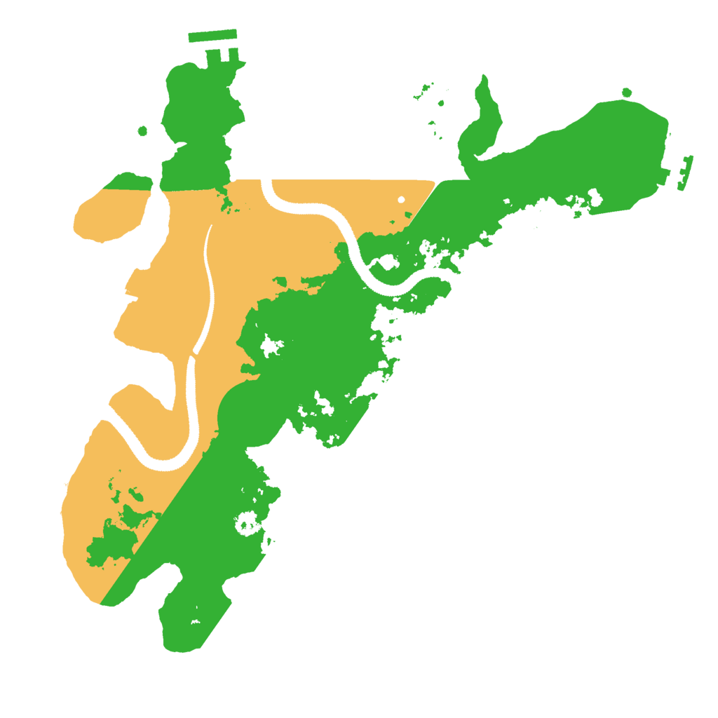 Biome Rust Map: Procedural Map, Size: 3000, Seed: 17375