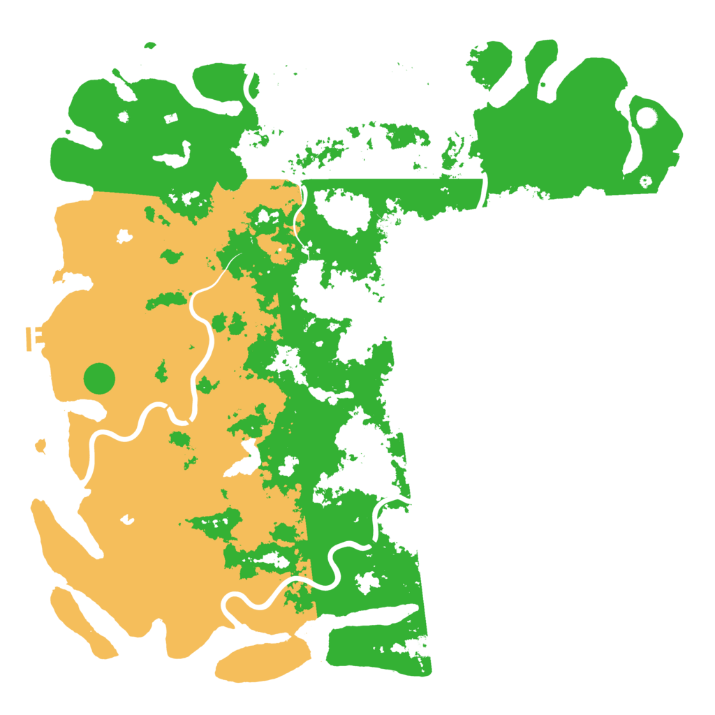 Biome Rust Map: Procedural Map, Size: 6000, Seed: 1466780697
