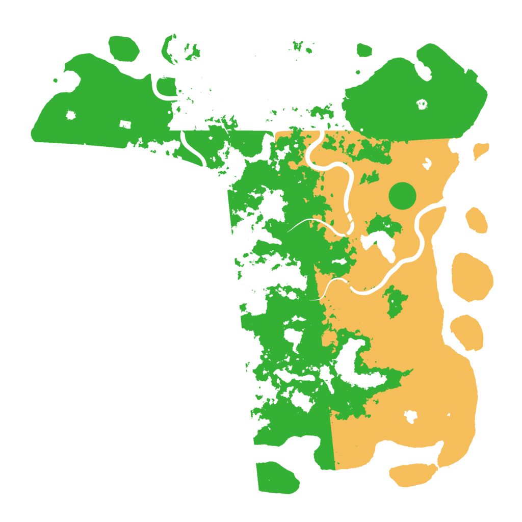 Biome Rust Map: Procedural Map, Size: 5000, Seed: 35901