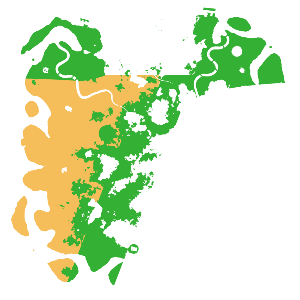 Biome Rust Map: Procedural Map, Size: 5000, Seed: 6111995