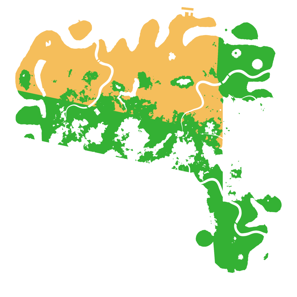 Biome Rust Map: Procedural Map, Size: 5000, Seed: 645735184