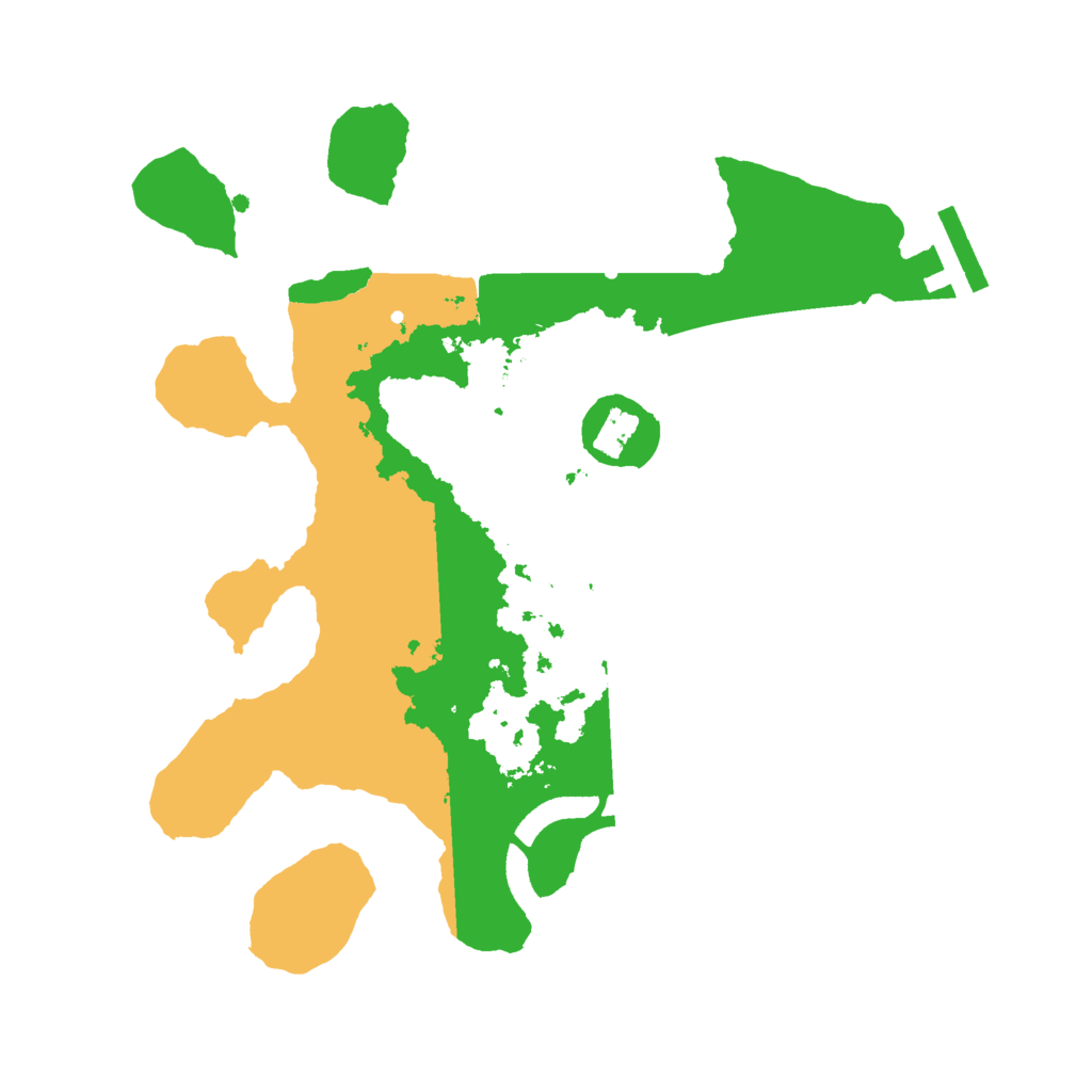 Biome Rust Map: Procedural Map, Size: 2500, Seed: 1443839275