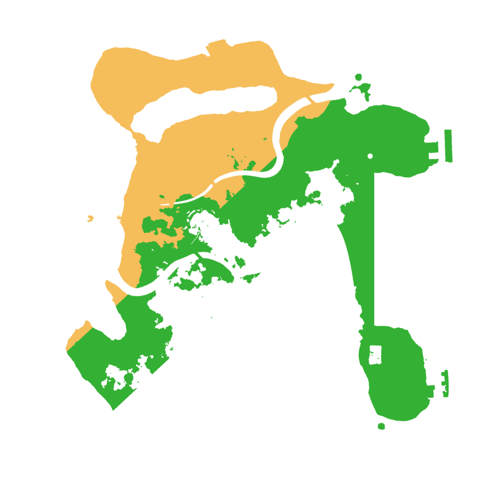 Biome Rust Map: Procedural Map, Size: 2800, Seed: 1376698572