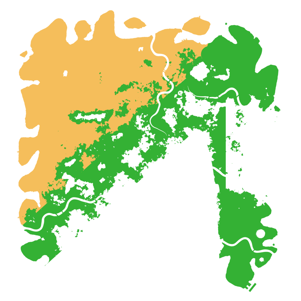 Biome Rust Map: Procedural Map, Size: 6000, Seed: 20250919