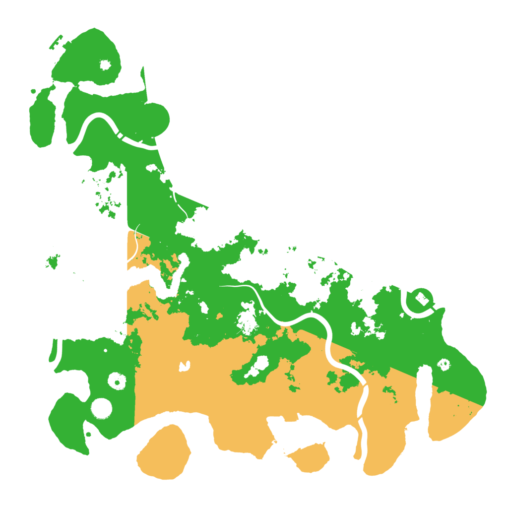 Biome Rust Map: Procedural Map, Size: 4250, Seed: 89793954