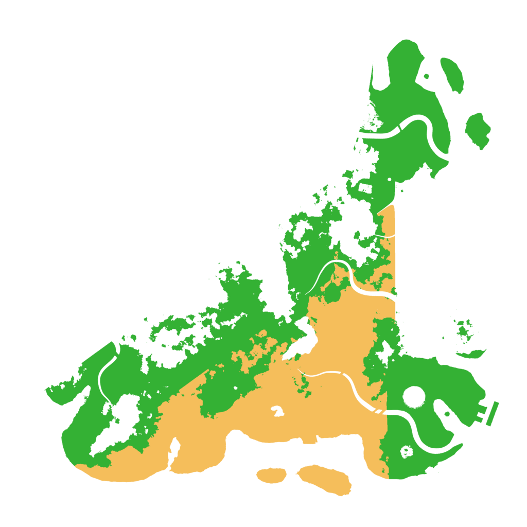 Biome Rust Map: Procedural Map, Size: 4250, Seed: 379522231