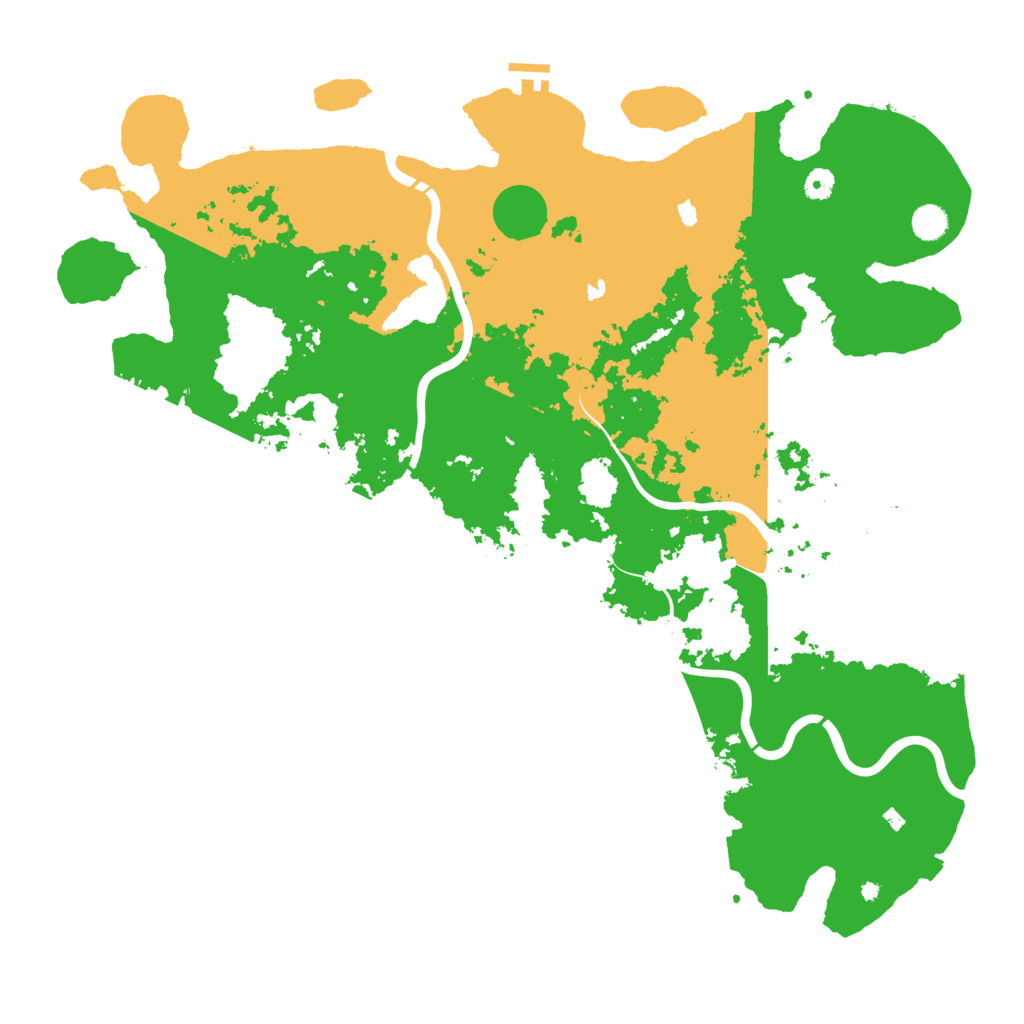 Biome Rust Map: Procedural Map, Size: 5000, Seed: 470203630