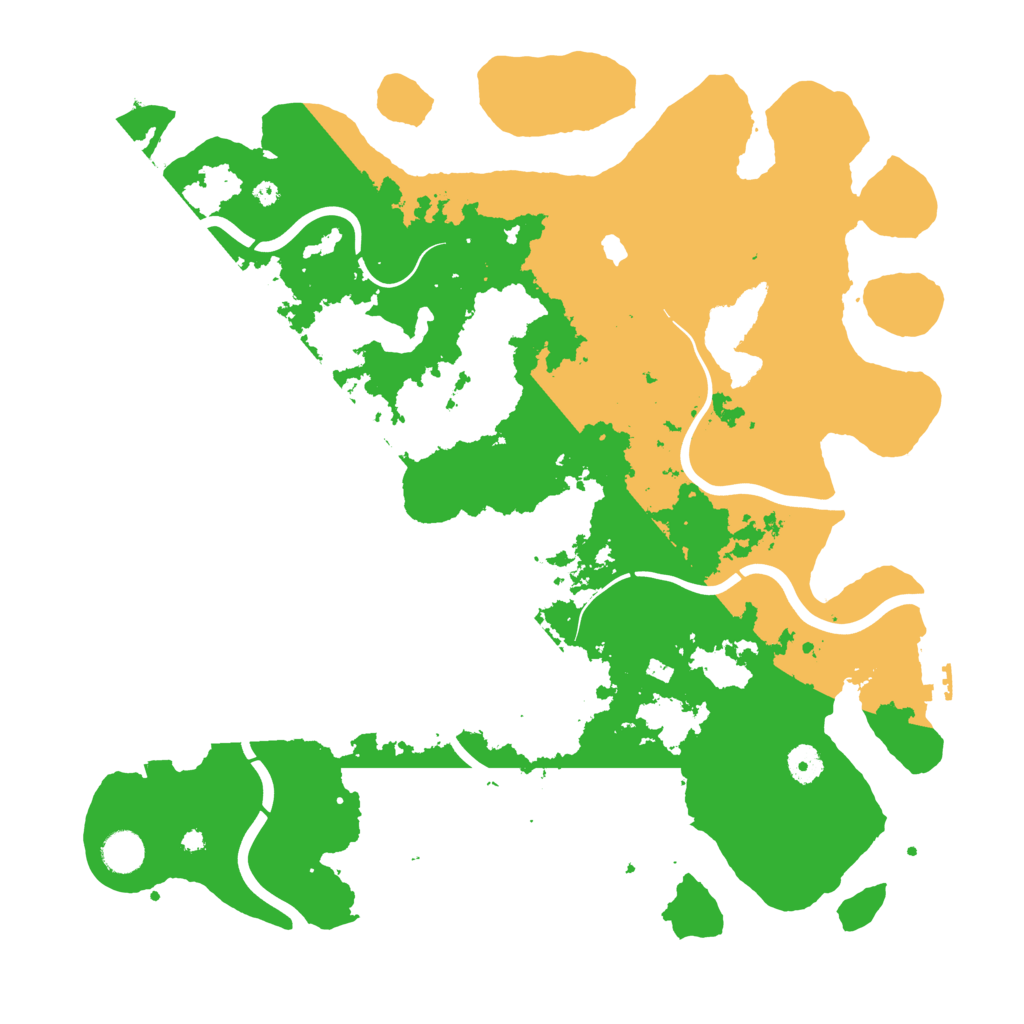 Biome Rust Map: Procedural Map, Size: 4250, Seed: 231838591