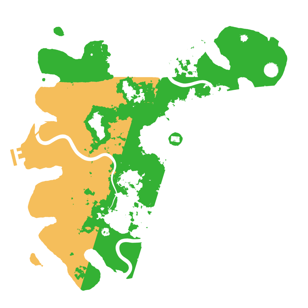 Biome Rust Map: Procedural Map, Size: 3750, Seed: 1486616986