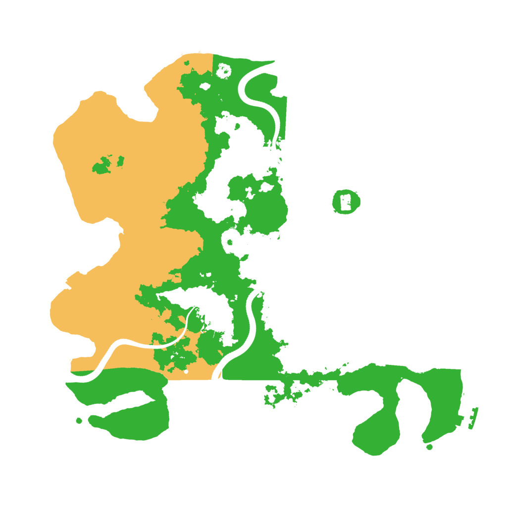 Biome Rust Map: Procedural Map, Size: 3400, Seed: 594853024