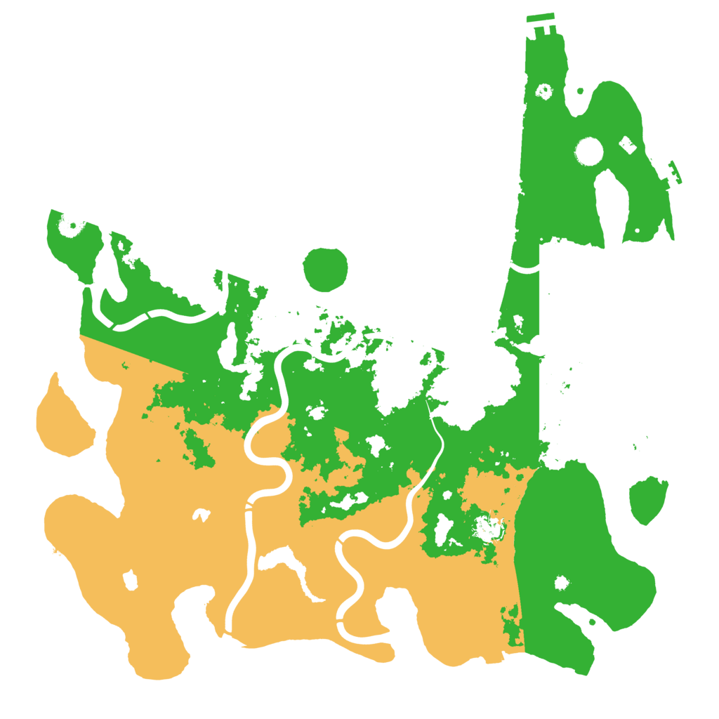 Biome Rust Map: Procedural Map, Size: 4500, Seed: 500497797