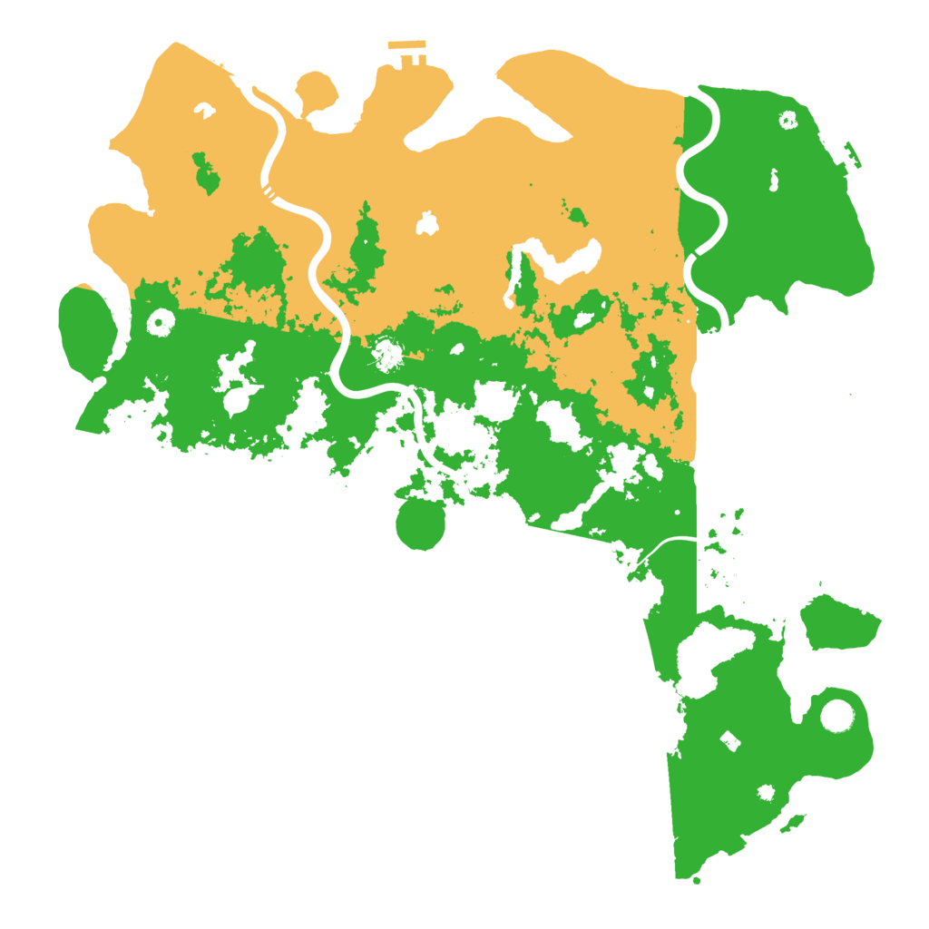 Biome Rust Map: Procedural Map, Size: 5000, Seed: 13071999