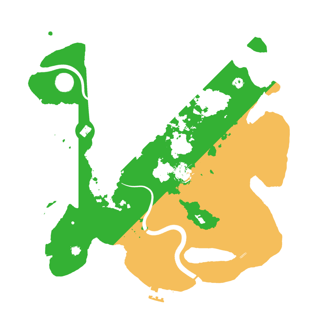 Biome Rust Map: Procedural Map, Size: 3000, Seed: 2125521500