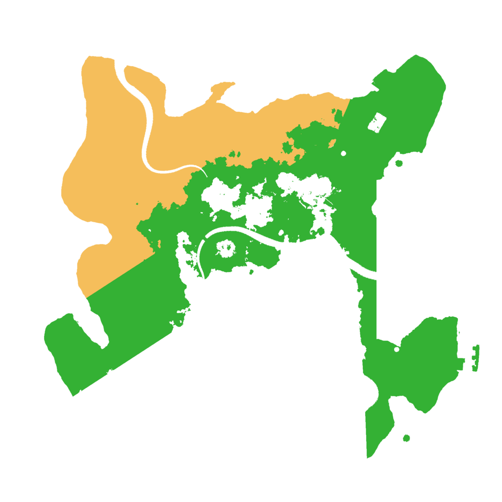Biome Rust Map: Procedural Map, Size: 2860, Seed: 15262
