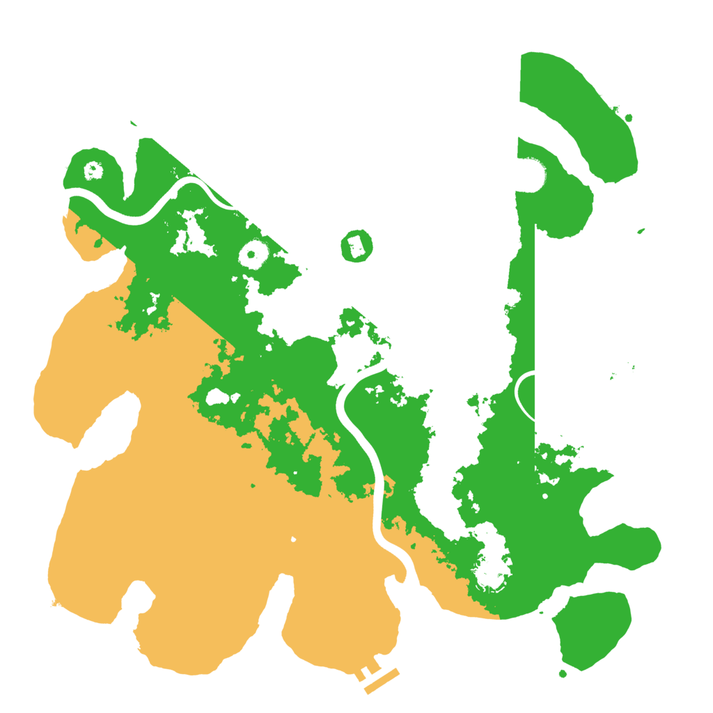 Biome Rust Map: Procedural Map, Size: 3750, Seed: 1415076623