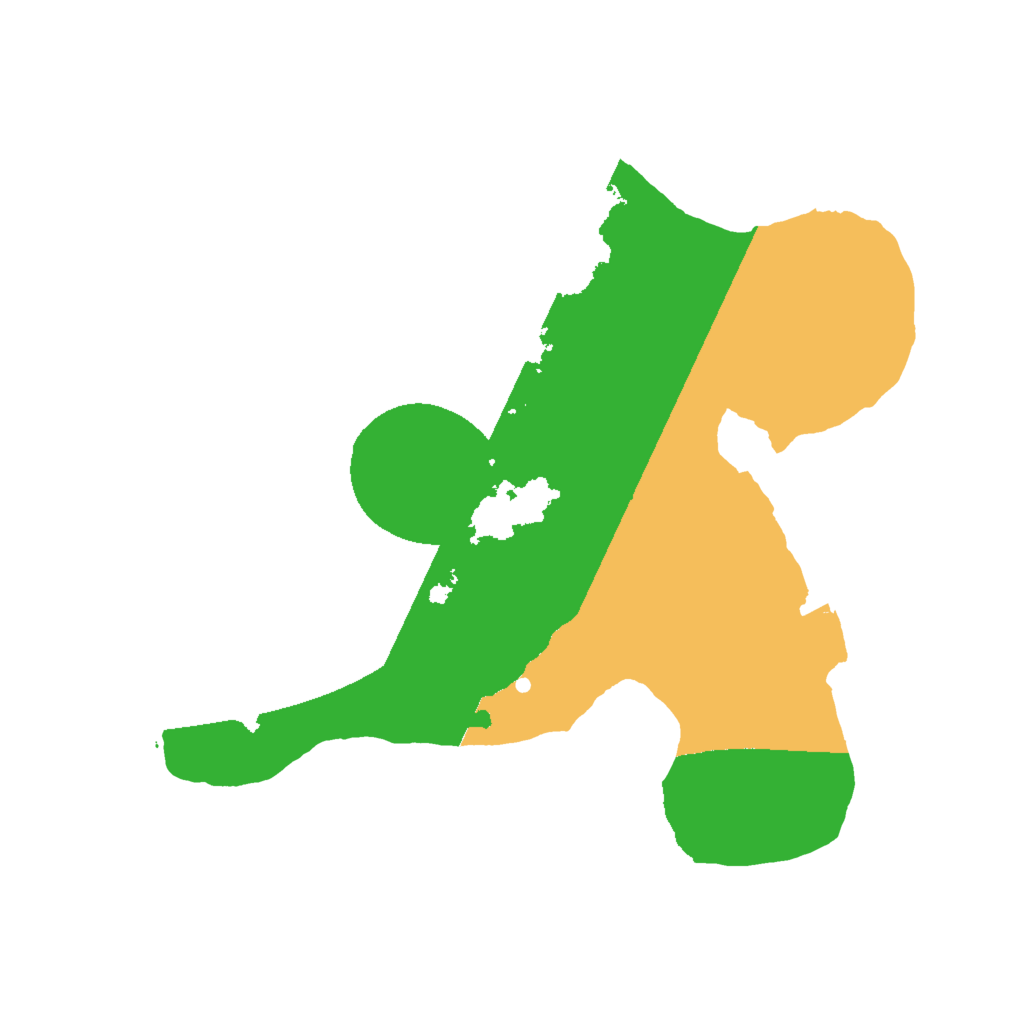 Biome Rust Map: Procedural Map, Size: 2000, Seed: 487348819