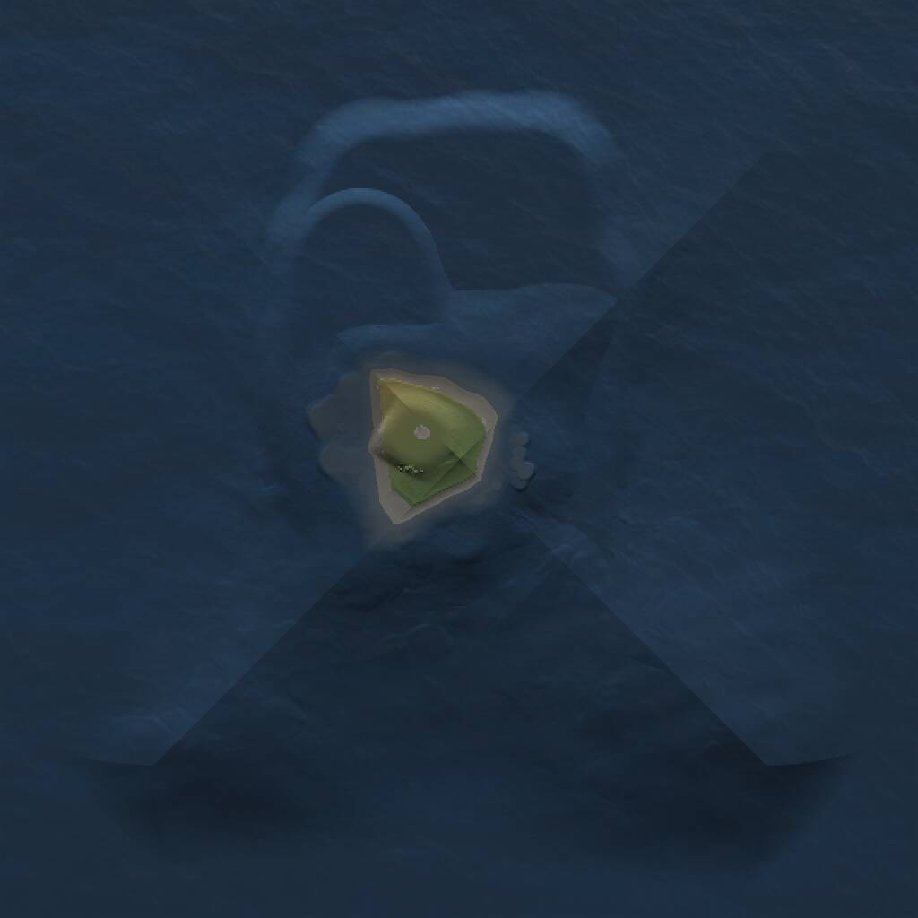 Rust Map: Procedural Map, Size: 1000, Seed: 1113453342, 1 Monuments