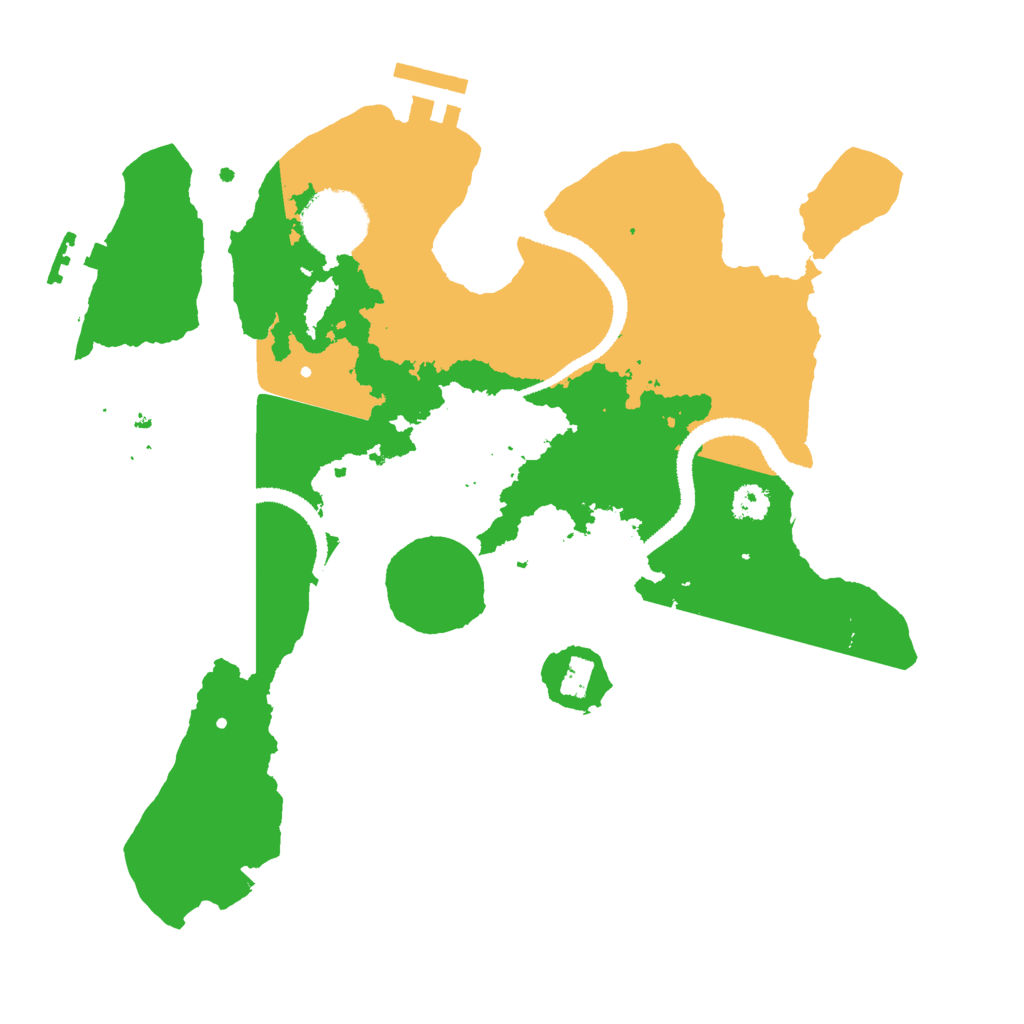 Biome Rust Map: Procedural Map, Size: 2800, Seed: 80