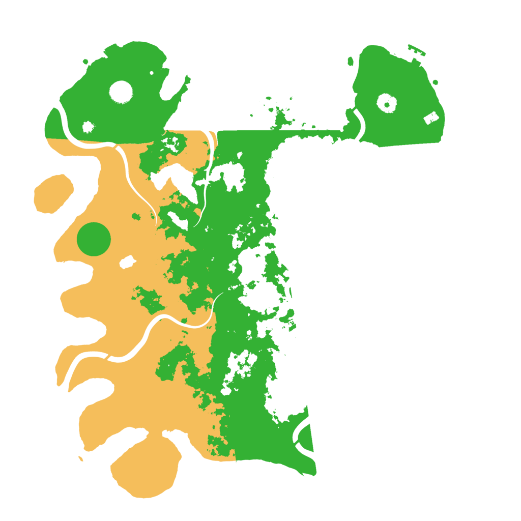 Biome Rust Map: Procedural Map, Size: 4050, Seed: 12121777