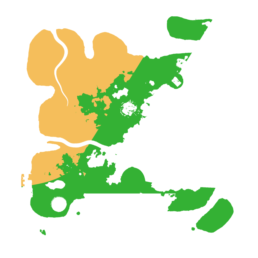Biome Rust Map: Procedural Map, Size: 3000, Seed: 38749