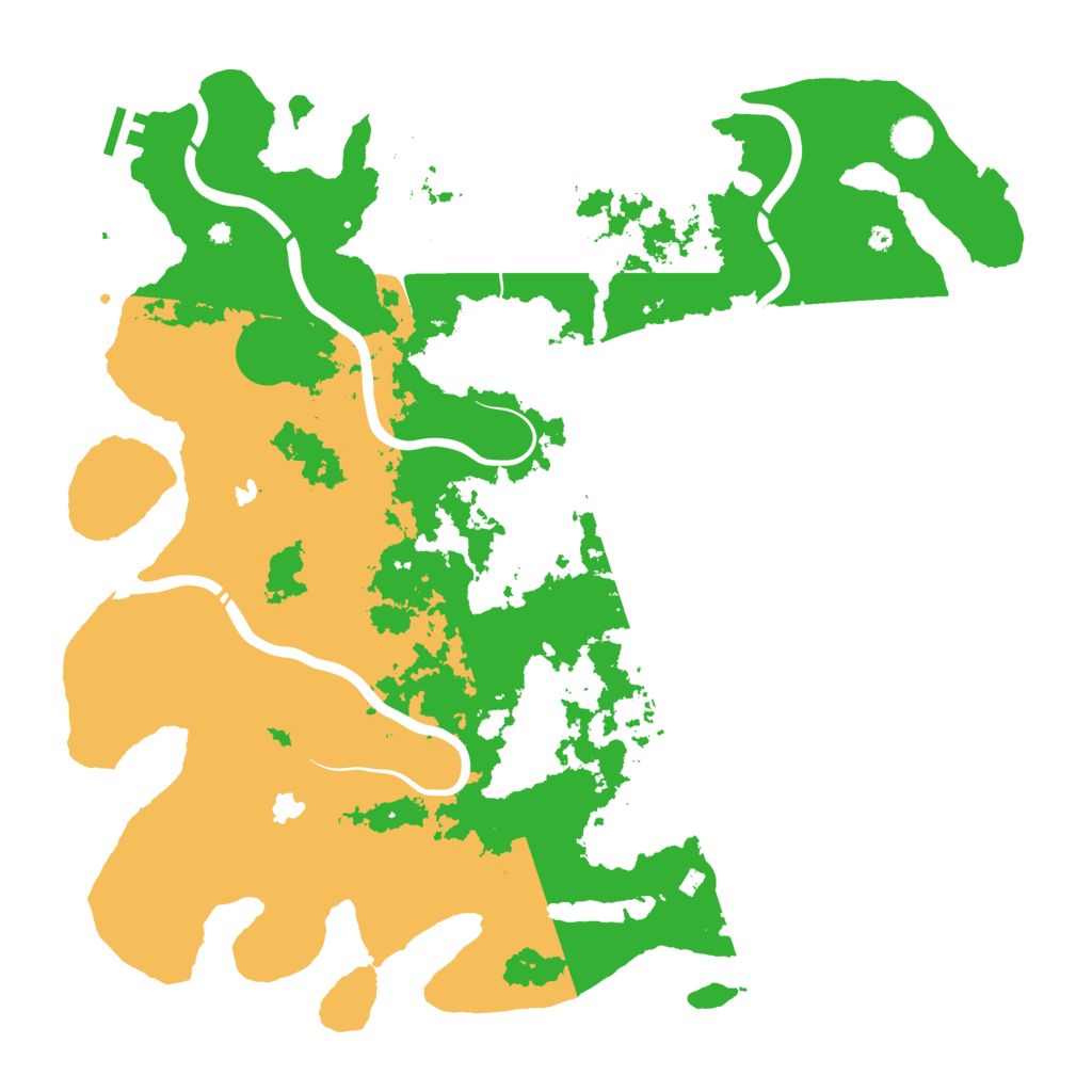 Biome Rust Map: Procedural Map, Size: 4500, Seed: 490198533