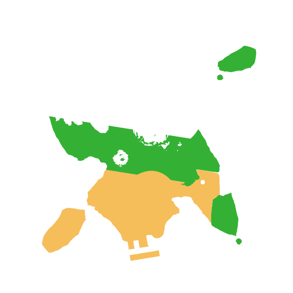 Biome Rust Map: Procedural Map, Size: 2000, Seed: 61315