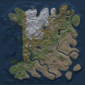 Thumbnail Rust Map: Procedural Map, Size: 4250, Seed: 5563580, 15 Monuments
