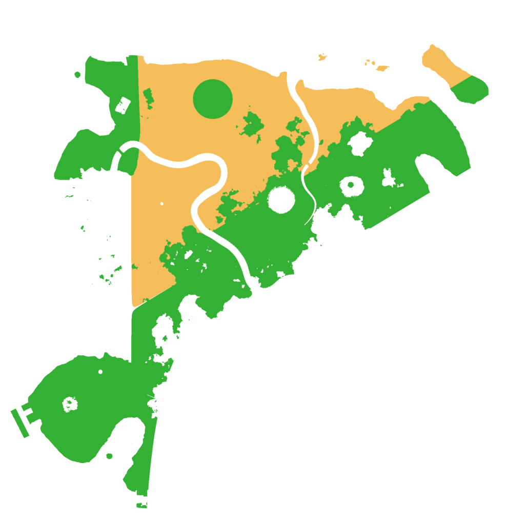 Biome Rust Map: Procedural Map, Size: 3500, Seed: 935933163
