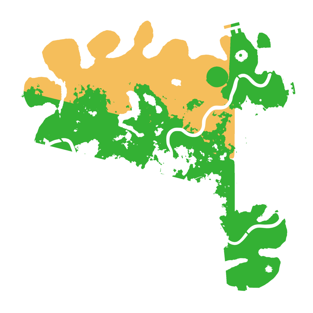 Biome Rust Map: Procedural Map, Size: 4000, Seed: 87276447