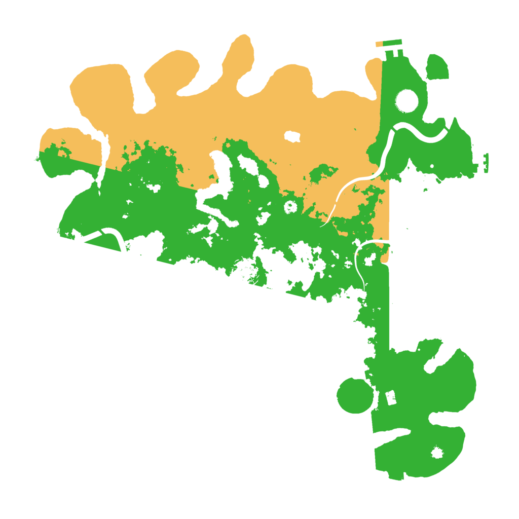 Biome Rust Map: Procedural Map, Size: 4000, Seed: 87276447