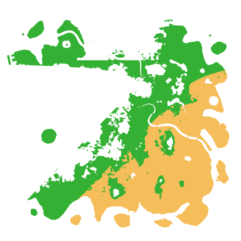 Biome Rust Map: Procedural Map, Size: 4500, Seed: 305146980