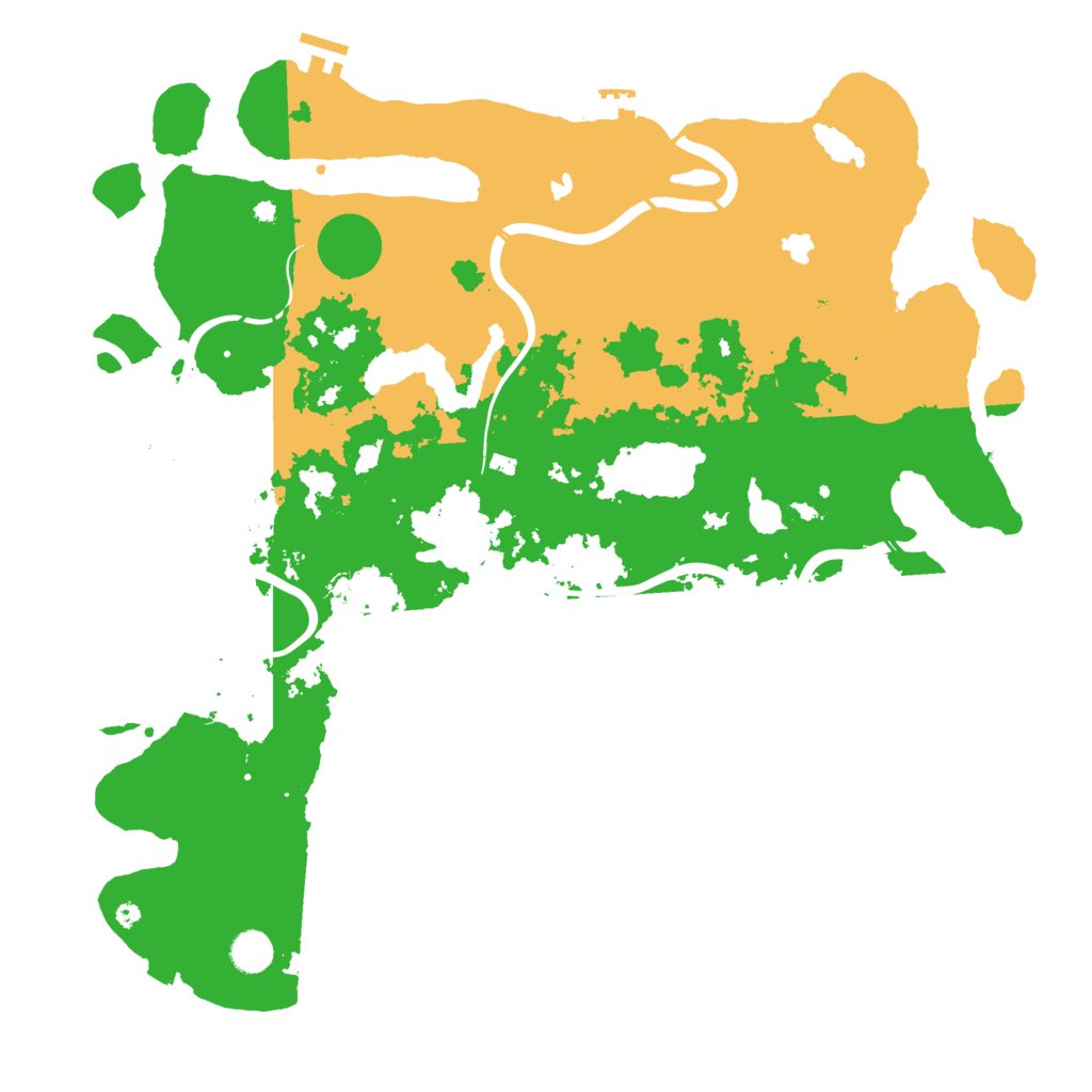 Biome Rust Map: Procedural Map, Size: 4500, Seed: 7772