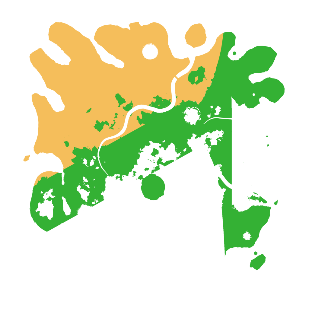 Biome Rust Map: Procedural Map, Size: 3500, Seed: 731061962