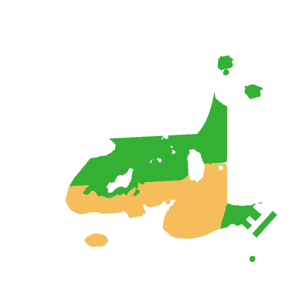 Biome Rust Map: Procedural Map, Size: 2000, Seed: 574623439