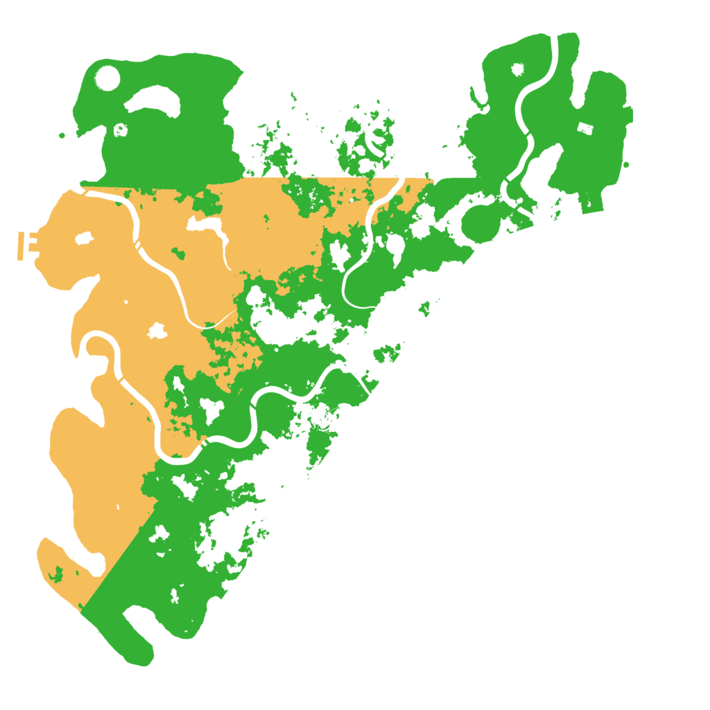 Biome Rust Map: Procedural Map, Size: 5000, Seed: 985788550