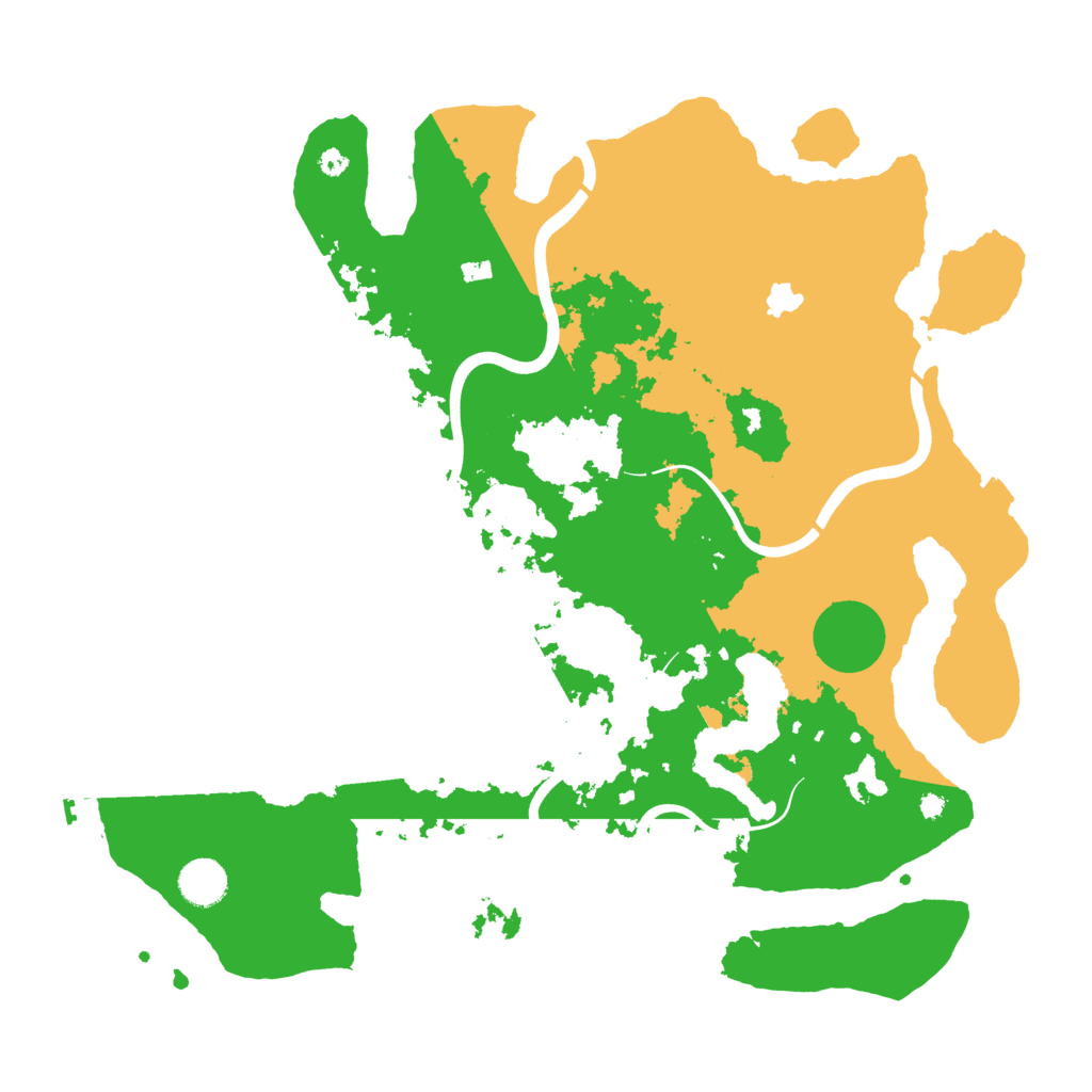 Biome Rust Map: Procedural Map, Size: 4000, Seed: 82363