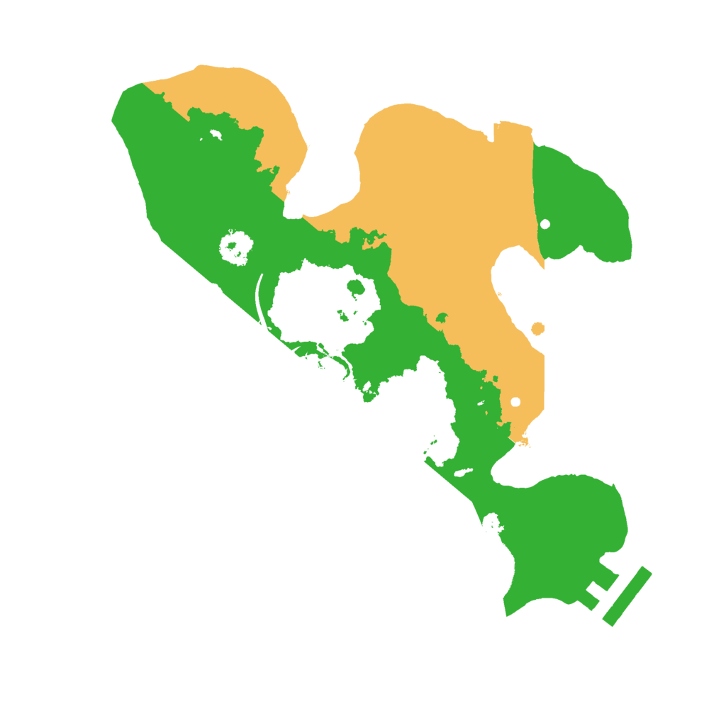 Biome Rust Map: Procedural Map, Size: 2200, Seed: 549