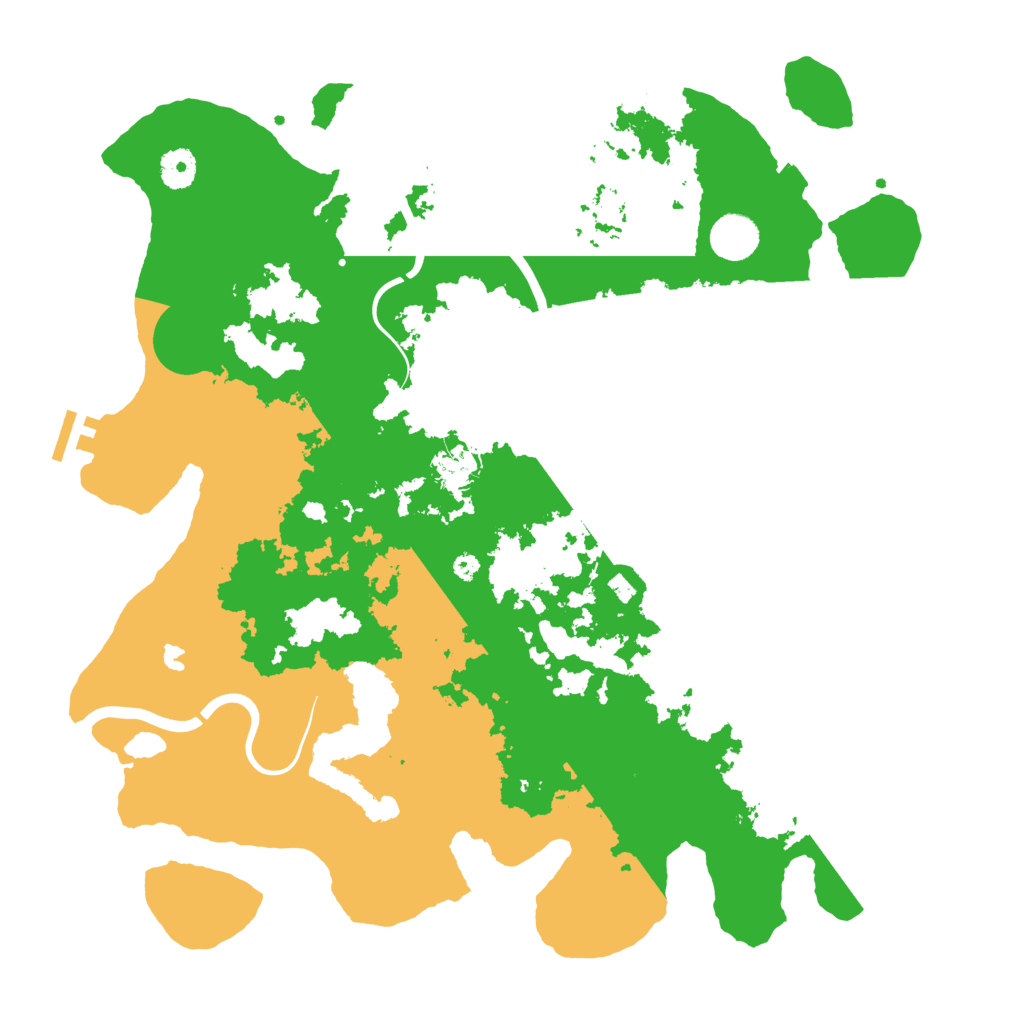 Biome Rust Map: Procedural Map, Size: 4000, Seed: 23456789