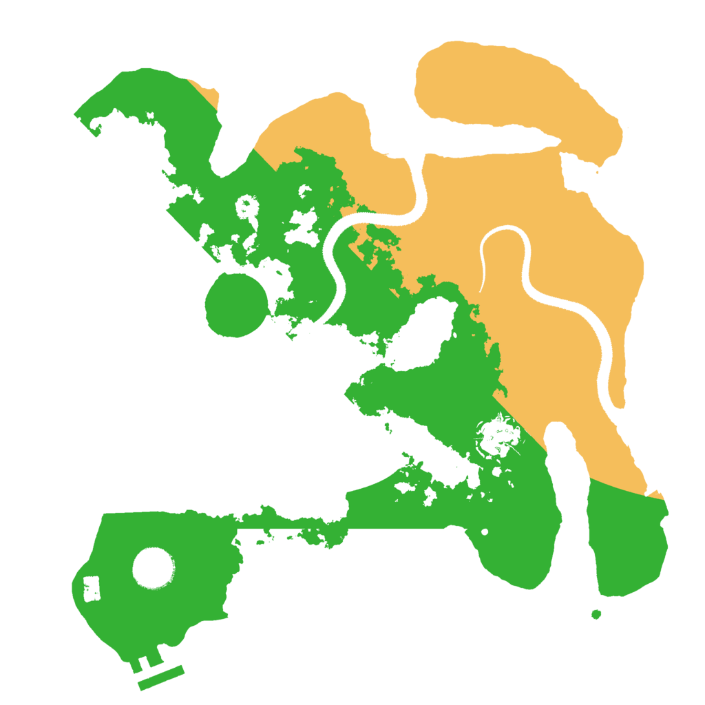 Biome Rust Map: Procedural Map, Size: 3000, Seed: 1665143697