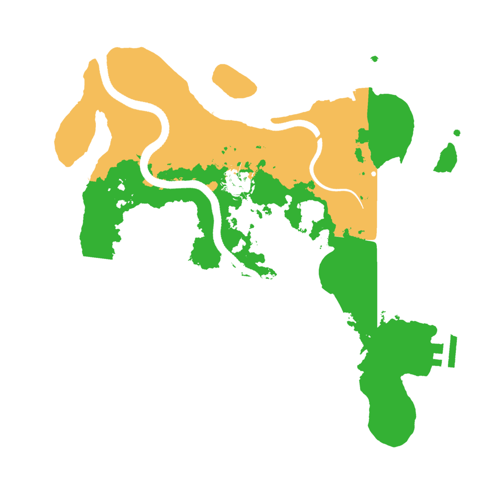 Biome Rust Map: Procedural Map, Size: 3000, Seed: 456123
