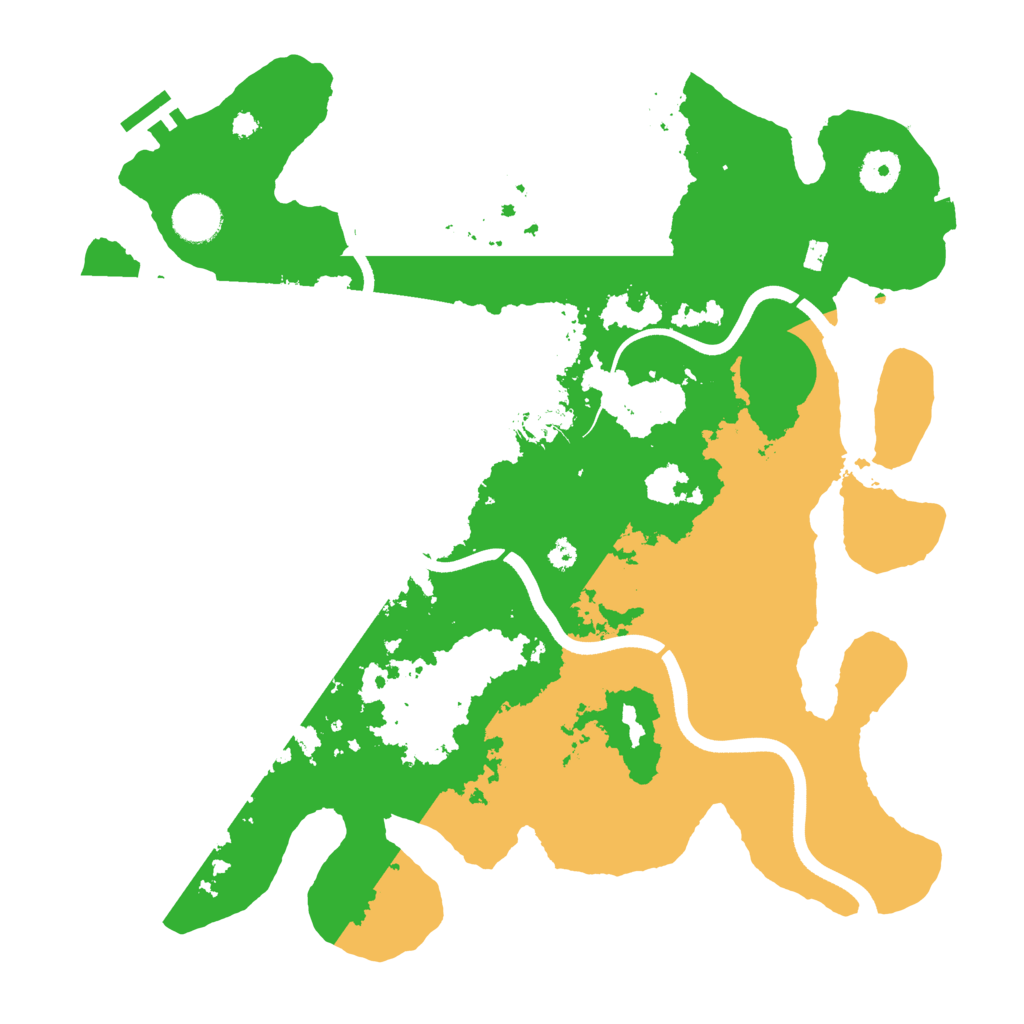 Biome Rust Map: Procedural Map, Size: 3700, Seed: 1453751855
