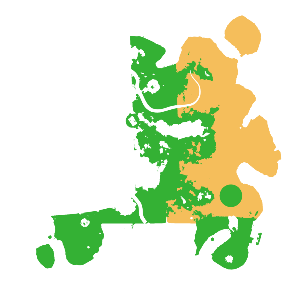 Biome Rust Map: Procedural Map, Size: 3500, Seed: 1252147698