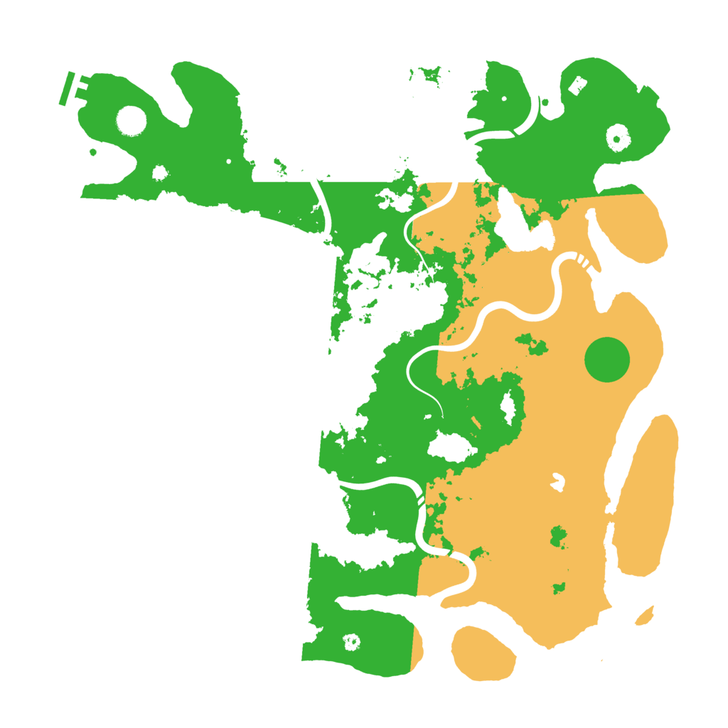 Biome Rust Map: Procedural Map, Size: 4250, Seed: 65051