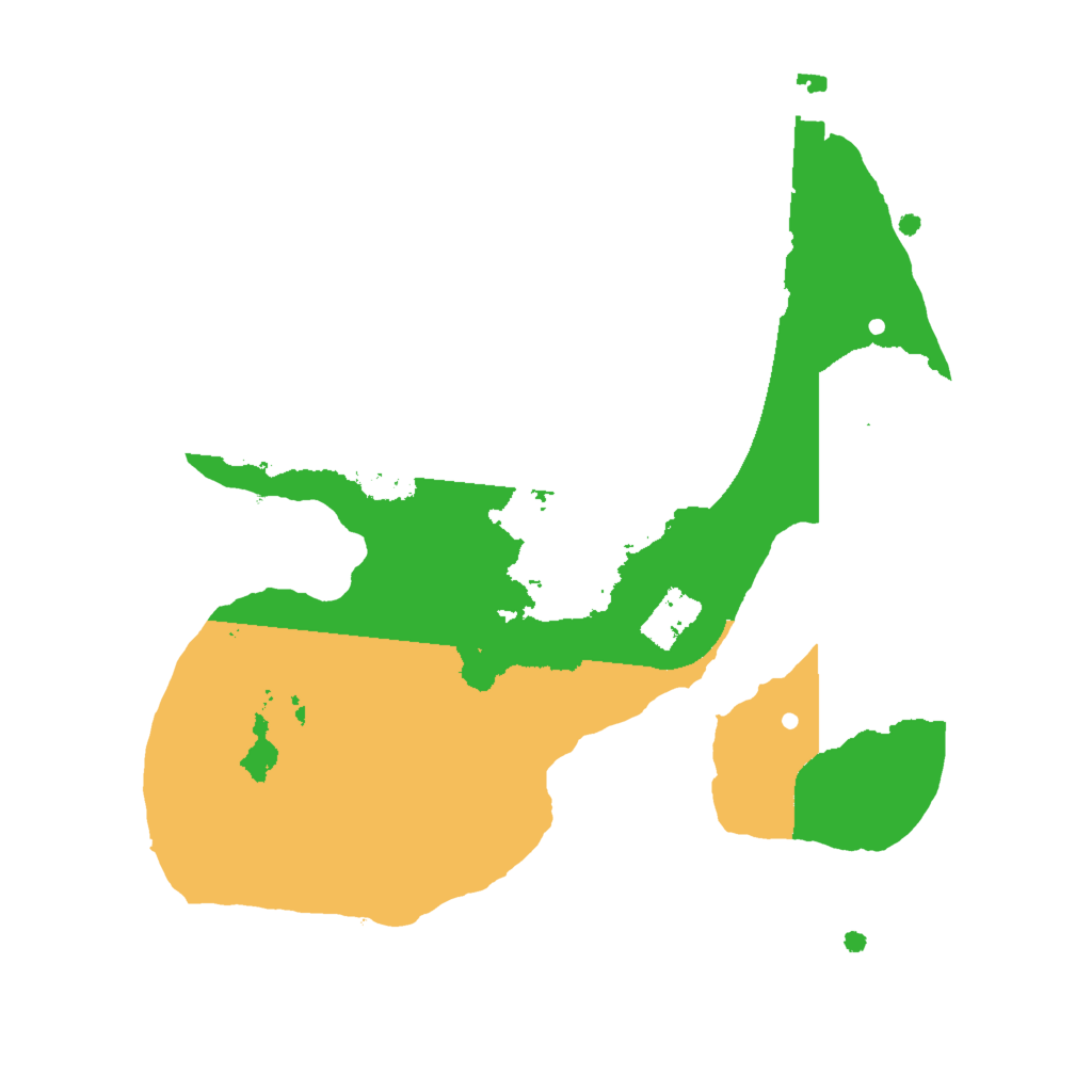 Biome Rust Map: Procedural Map, Size: 2000, Seed: 1114900312