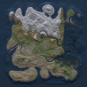 Thumbnail Rust Map: Procedural Map, Size: 3615, Seed: 581436, 15 Monuments