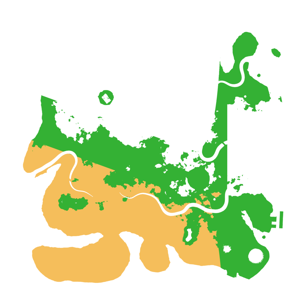 Biome Rust Map: Procedural Map, Size: 3615, Seed: 581436