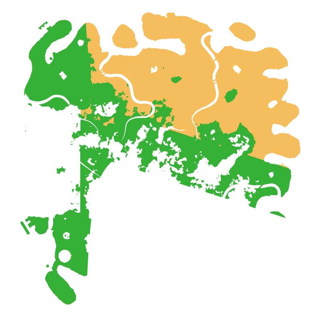 Biome Rust Map: Procedural Map, Size: 4500, Seed: 1752825564