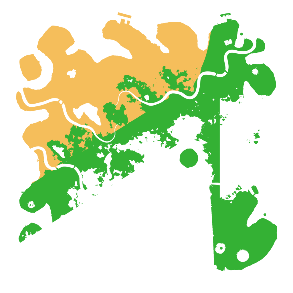 Biome Rust Map: Procedural Map, Size: 4250, Seed: 51156647
